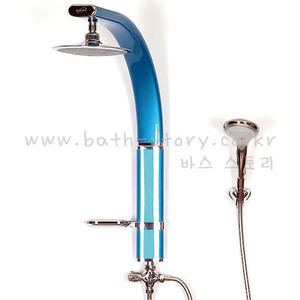 바스스토리BA-100[분리형] 블루 해바라기샤워기/샤워수전/샤워부스